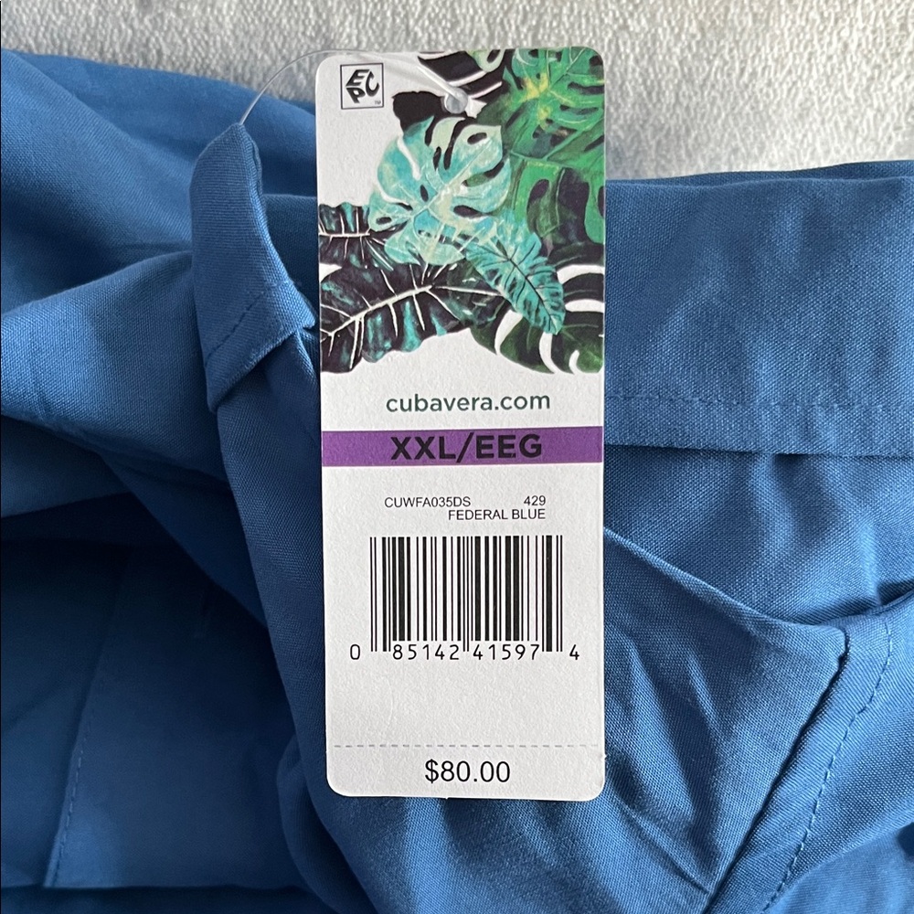 NWT Cubavera Button Down shirt - Picture 3 of 5